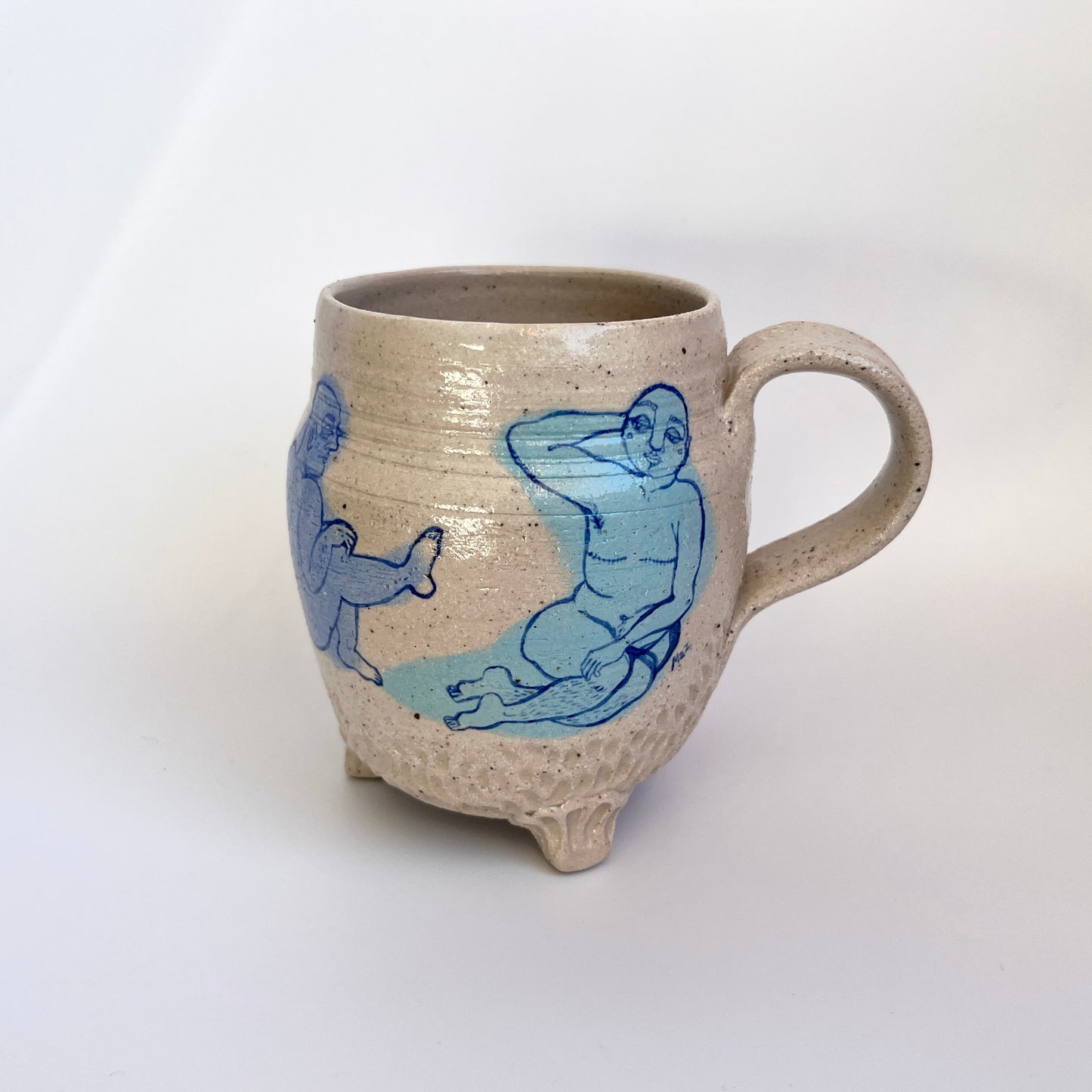 Handcrafted Ceramic Mug – A Celebration of Transgender Beauty (Speckled Stoneware, 300ml)