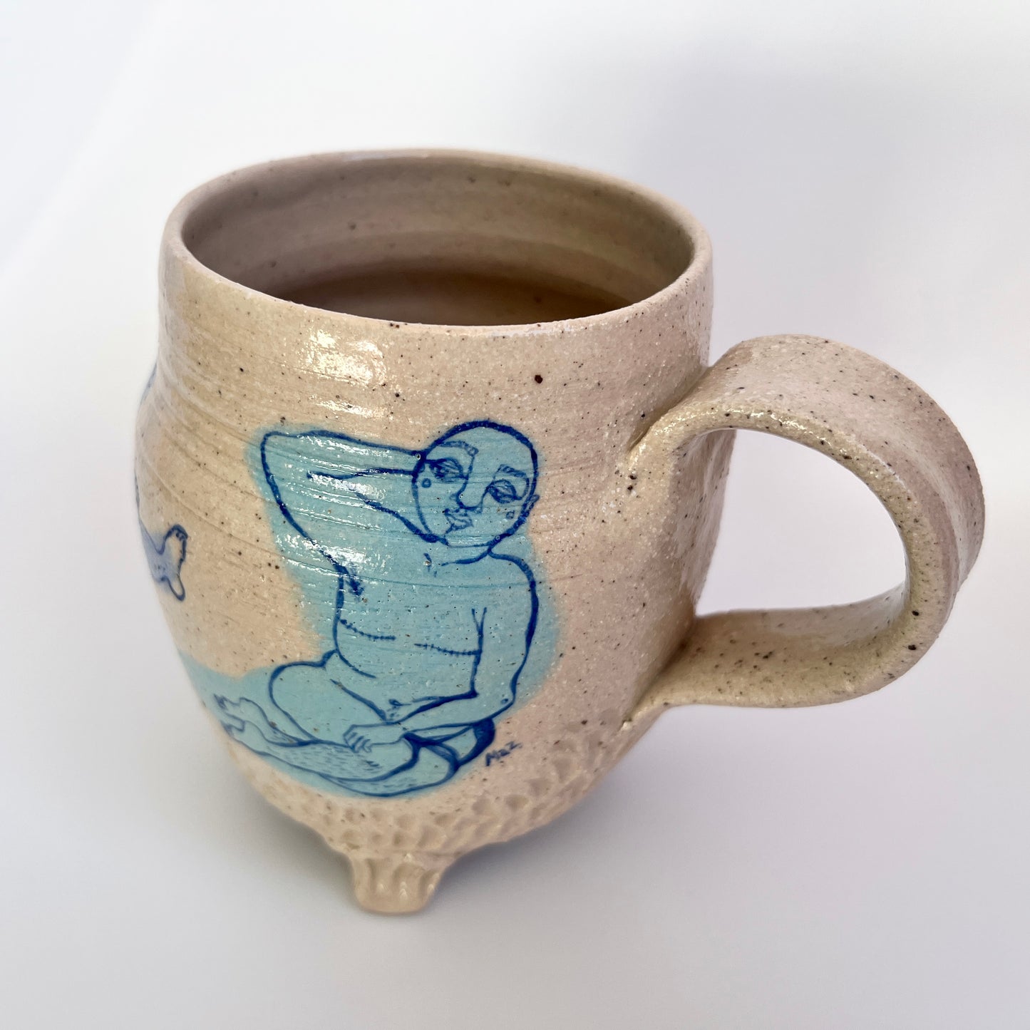 Handcrafted Ceramic Mug – A Celebration of Transgender Beauty (Speckled Stoneware, 300ml)