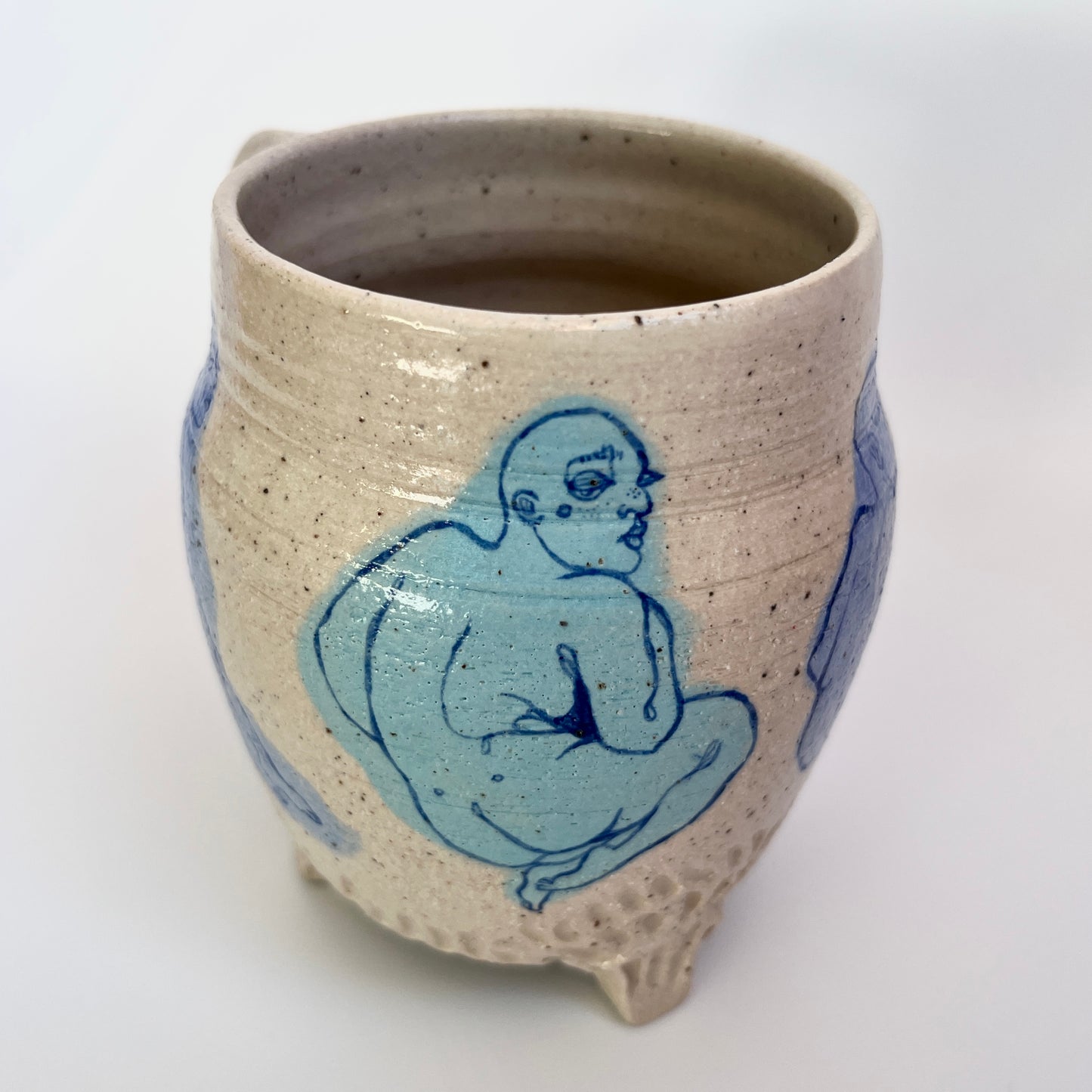 Handcrafted Ceramic Mug – A Celebration of Transgender Beauty (Speckled Stoneware, 300ml)