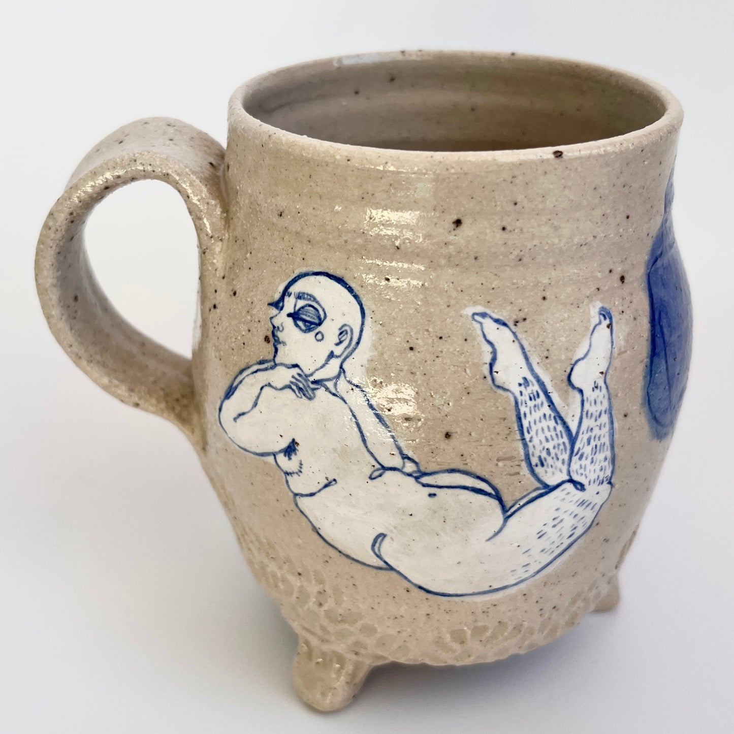 Handcrafted Ceramic Mug – A Celebration of Transgender Beauty (Speckled Stoneware, 300ml)