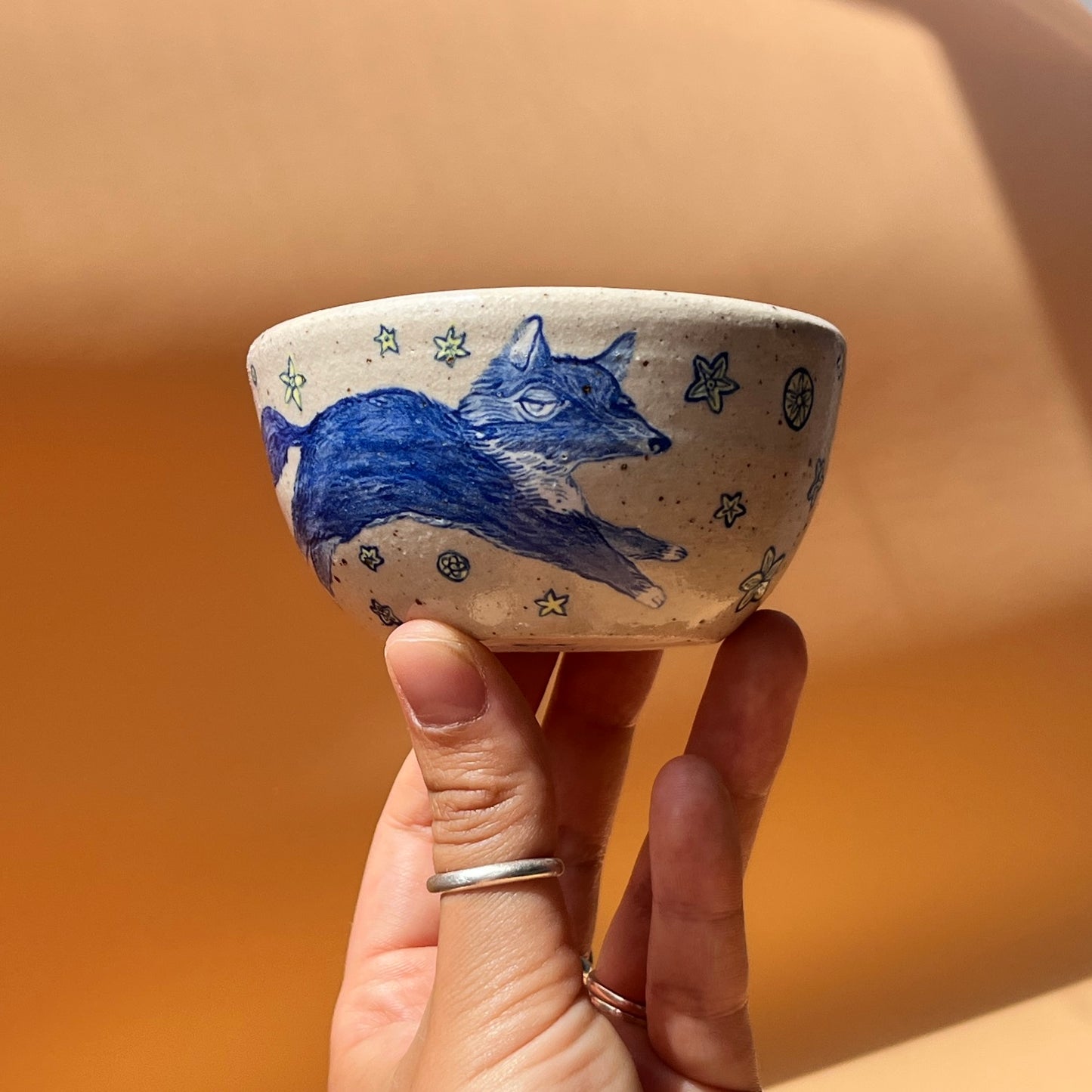 Handcrafted Small Ceramic Bowl – Catch Me If You Can (Speckled Stoneware)