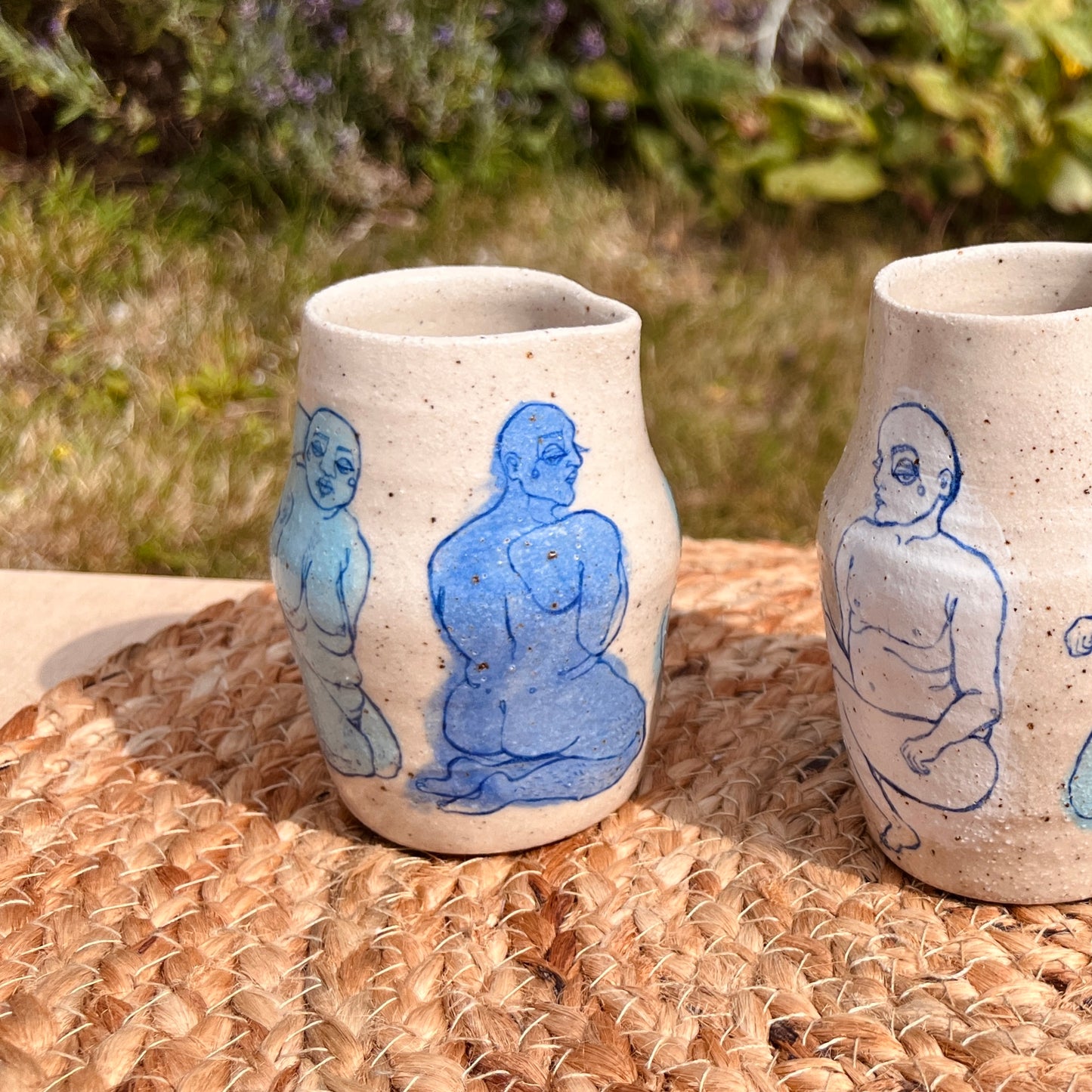 Handcrafted Smaller Ceramic Jug – A Celebration of Transgender Beauty (Speckled Stoneware)