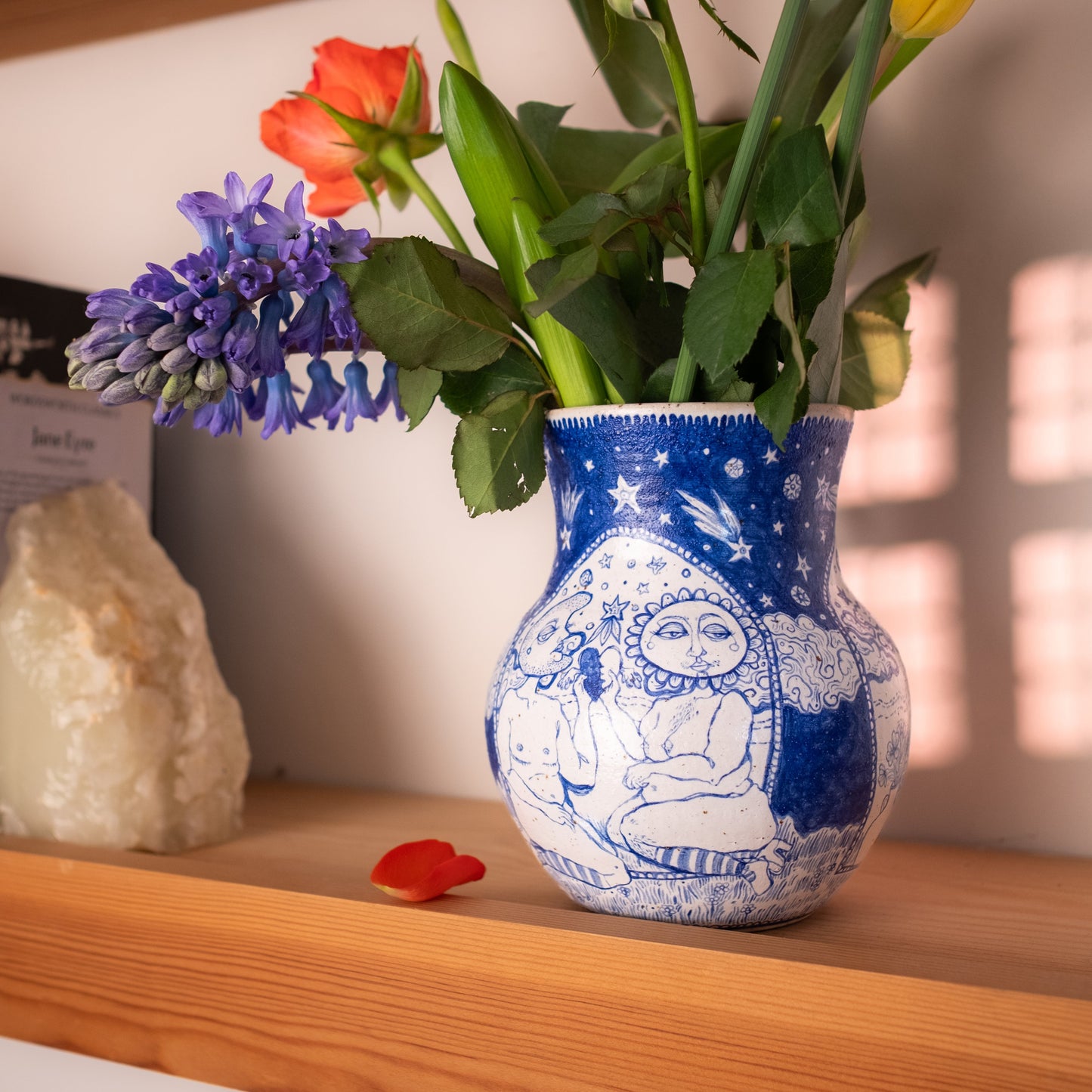 Handcrafted Ceramic Vase – Chances (Speckled Stoneware, 1.2L)