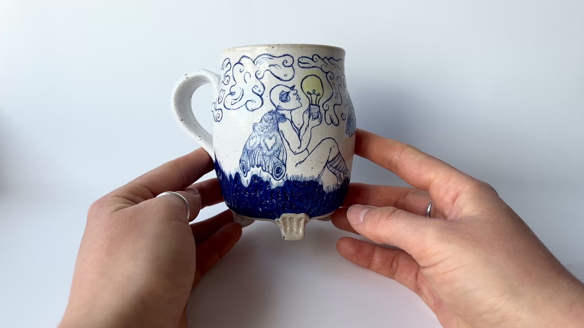 Handcrafted Ceramic Mug – Drawn To The Light Design video
